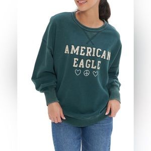 NWT-‎ American Eagle Crew Neck Sweatshirt- oversized medium